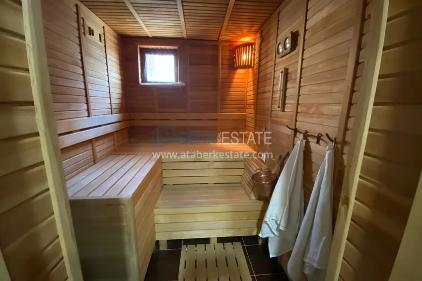 Приобрести Квартира 3+1 меблированная с видом на море и горы в комплексе на первой береговой, Кестель – Алания 30