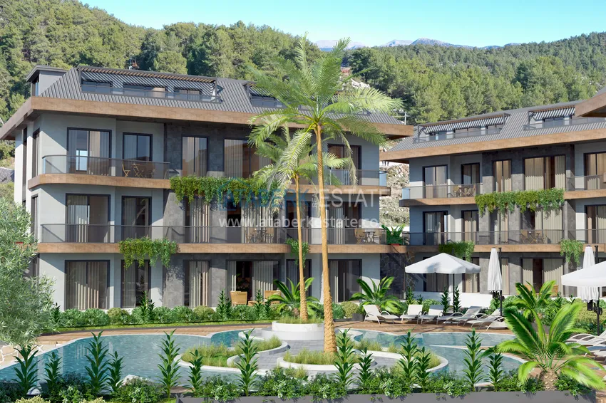 Новый проект ультрасовременного жилого комплекса в Алании – район Бекташ 36 