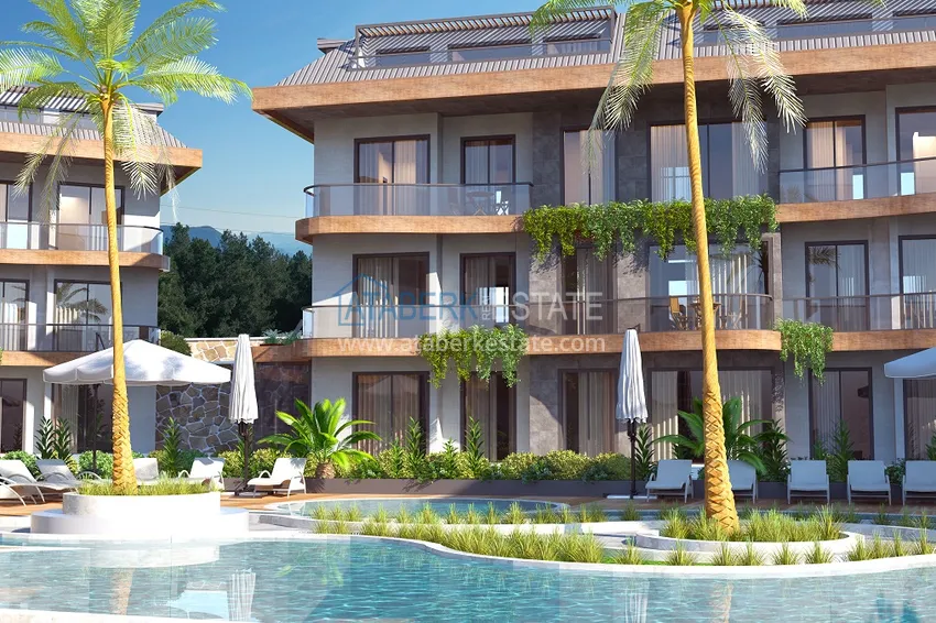 Новый проект ультрасовременного жилого комплекса в Алании – район Бекташ 37 