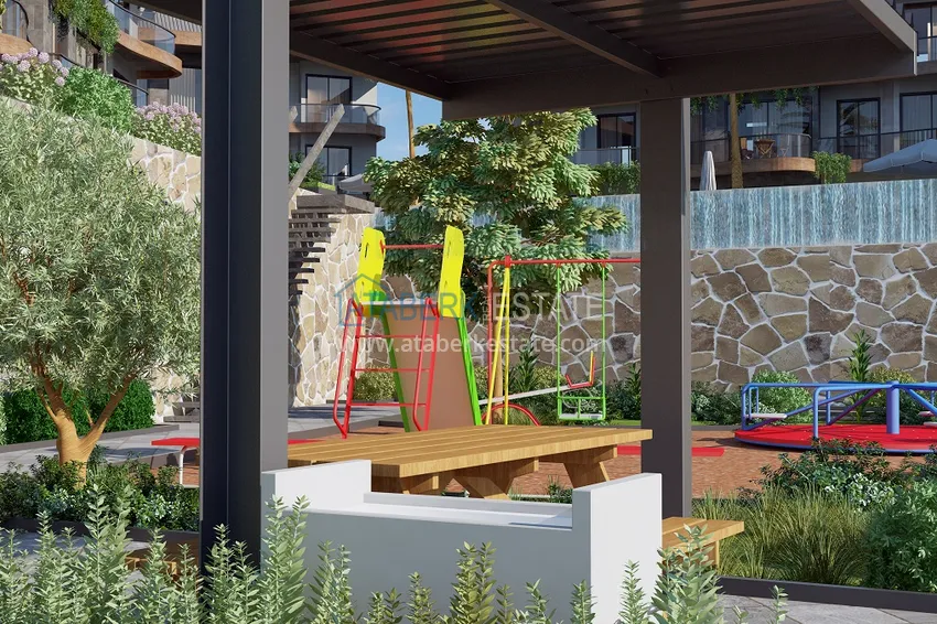 Новый проект ультрасовременного жилого комплекса в Алании – район Бекташ 43 