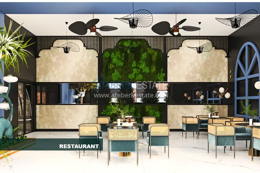 Проект офф-плана – многоквартирный комплекс с отельной инфраструктурой в районе Паяллар 38 