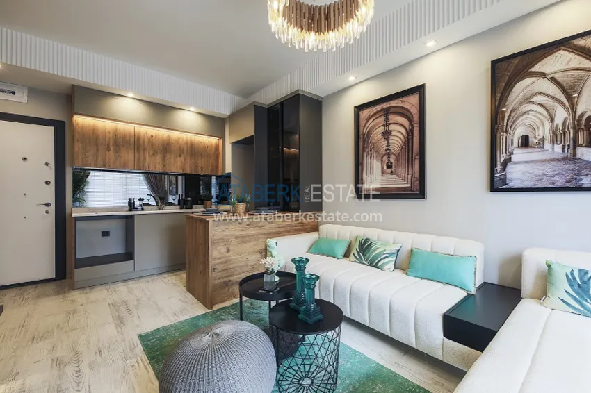 Квартира 2+1с мебелью и техникой в микрорайоне Тедже-Мерсине 1 