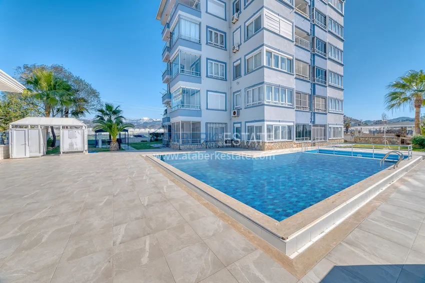 Квартира с дизайнерским интерьером в 200 метрах от моря в районе Алании открытом для ВНЖ - Демирташ 5 