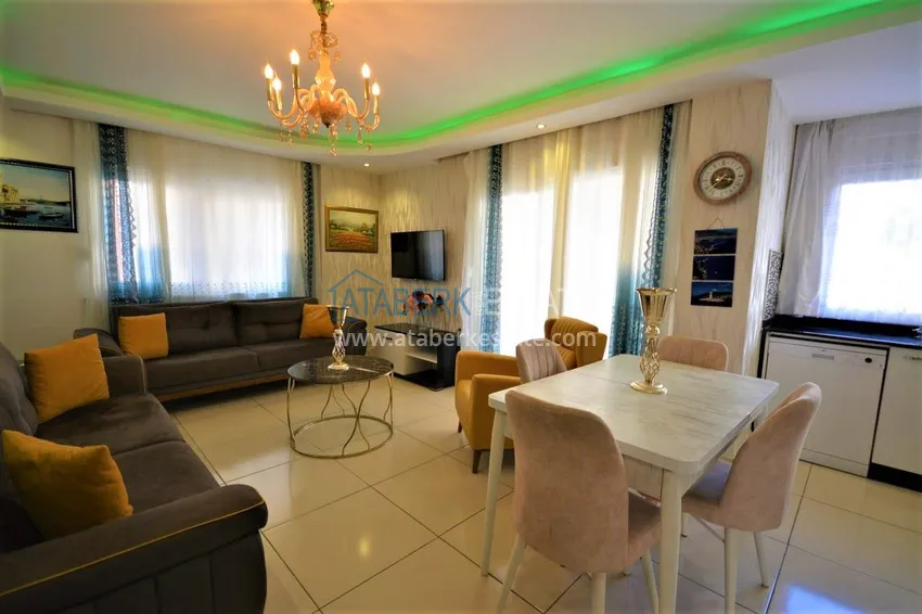 Приобрести Квартира 2+1 меблированная в комплексе с инфраструктурой, район Махмутлар – Алания 3 