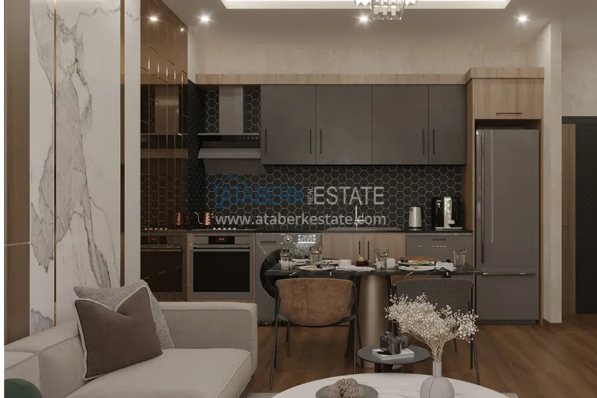 Приобрести Проект офф-плана – многоквартирный комплекс с отельной инфраструктурой в районе Паяллар 3 