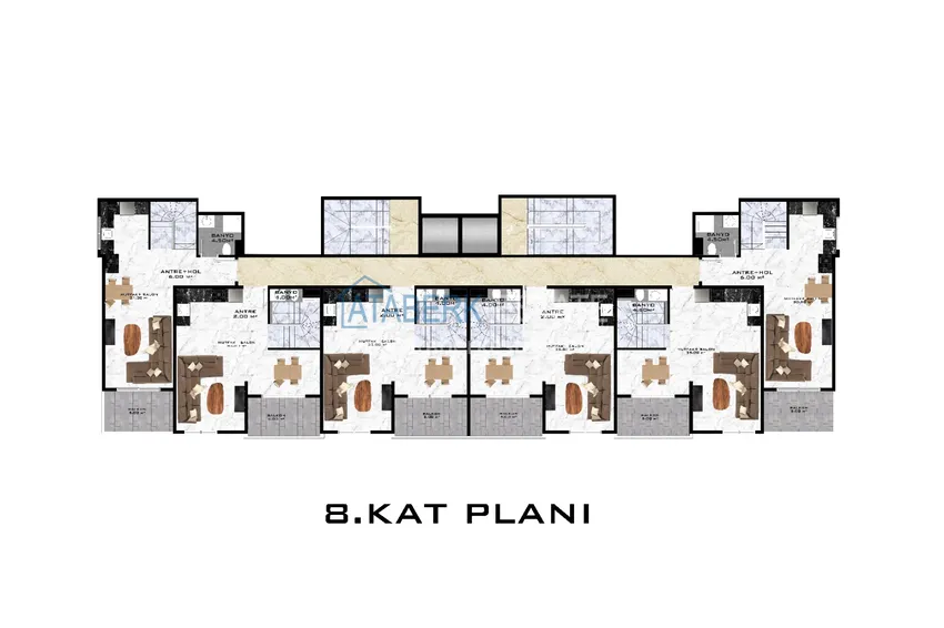 Купить дешево Предложение для инвесторов - проект нового жилого комплекса в Махмутларе 3 