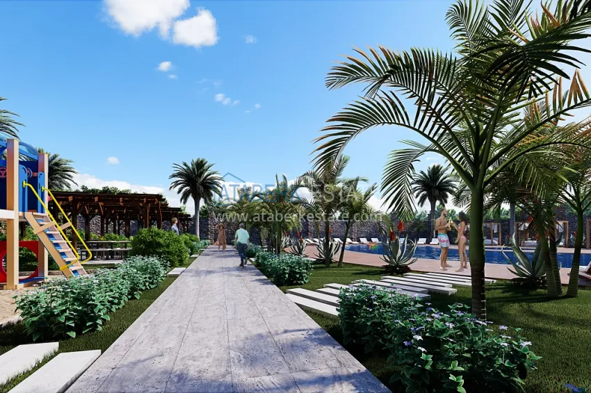 Строящийся жилой комплекс премиального класса в Алании, район Паяллар 11 