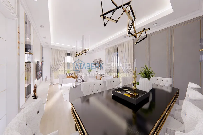 Приобрести Линейные квартиры 3+1 на этапе строительства в городе Газипаша 9 