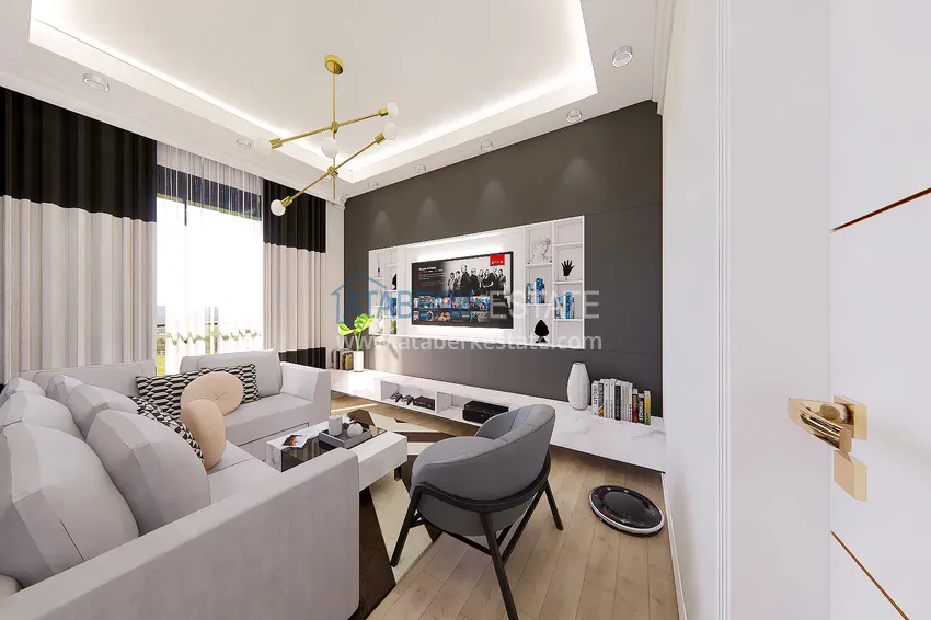 Приобрести Линейные квартиры 3+1 на этапе строительства в городе Газипаша 51 