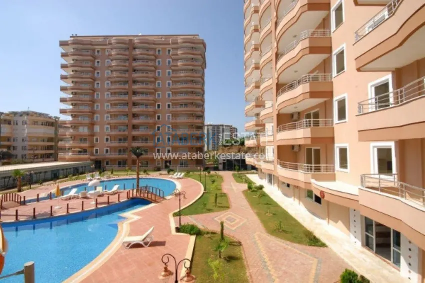 Пентхаус-дуплекс 3+1 в Махмутларе с мебелью, застекленным балконом и видом на море 5 