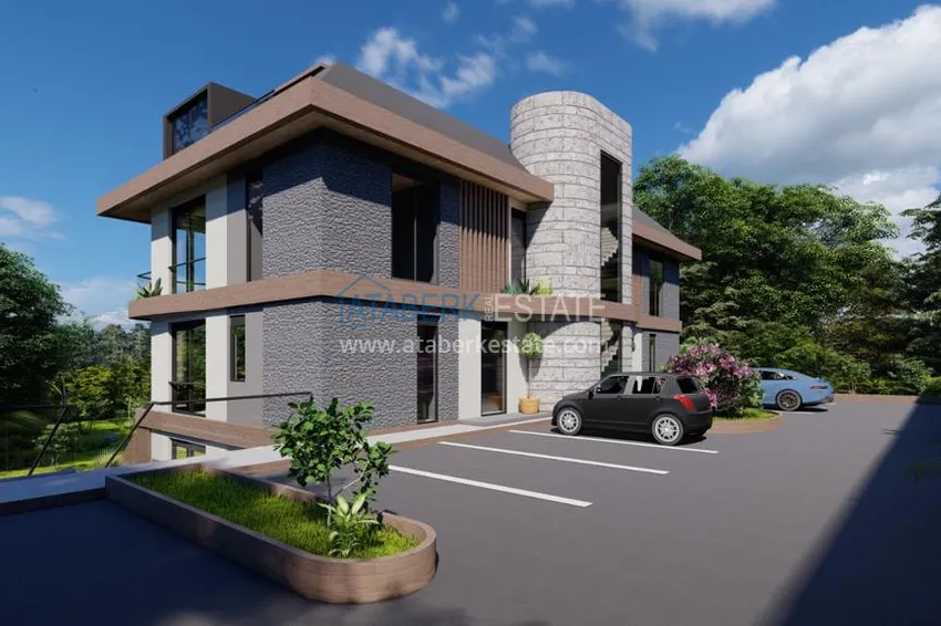 Новый проект ультрасовременного жилого комплекса в Алании – район Бекташ 45 