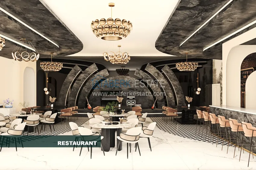 Проект офф-плана – многоквартирный комплекс с отельной инфраструктурой в районе Паяллар 40 