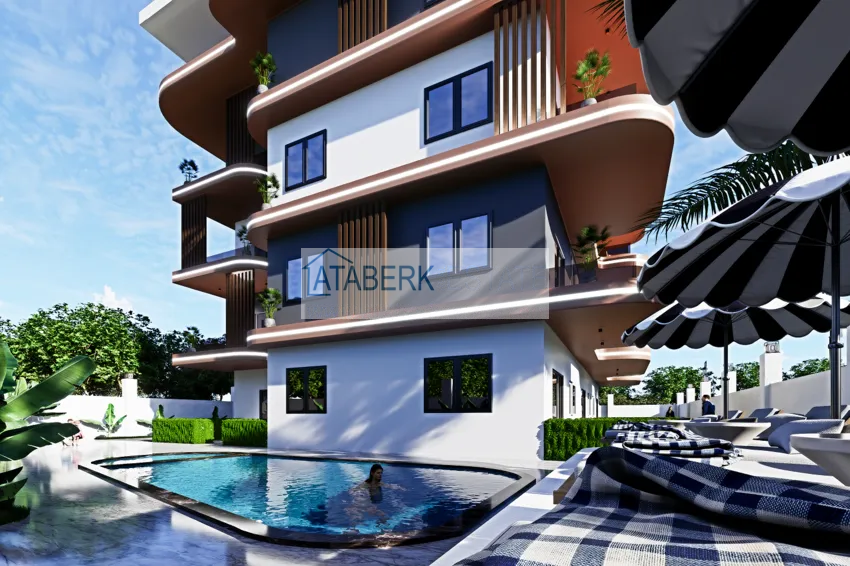 Новый проект бутик-комплекса в Газипаше, район Пазарджи в 200 метрах от центра 2 