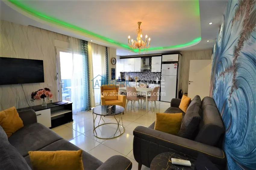 Приобрести Квартира 2+1 меблированная в комплексе с инфраструктурой, район Махмутлар – Алания 4 