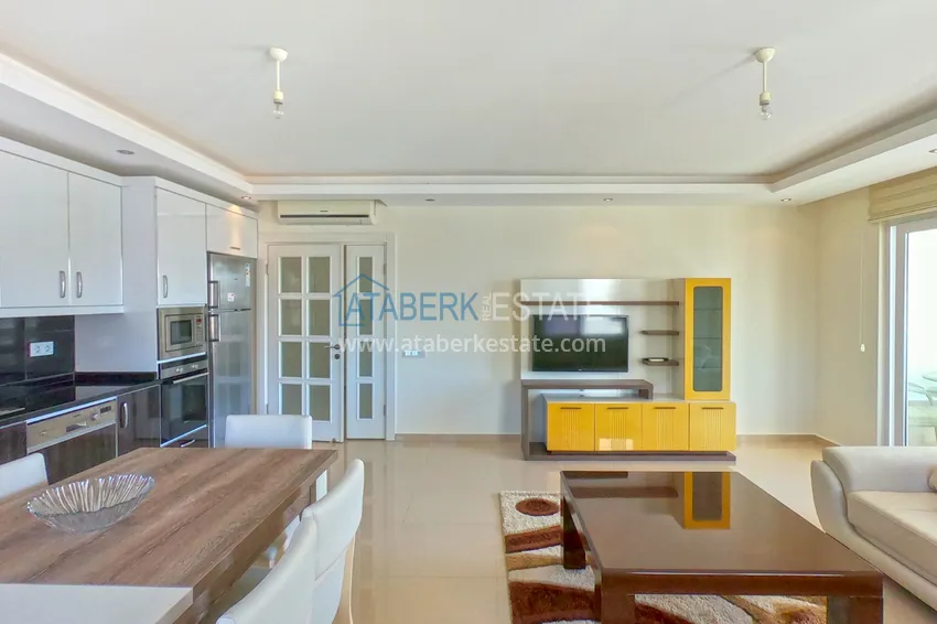 Приобрести Квартира 3+1 меблированная с видом на море, Каргыджак – Алания 4 