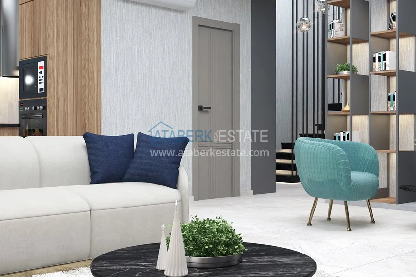 Приобрести Новый проект ультрасовременного жилого комплекса в Алании – район Бекташ 18 