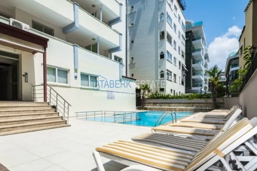 Квартира 2+1 меблированная с видом на горы, центр Алании 4 