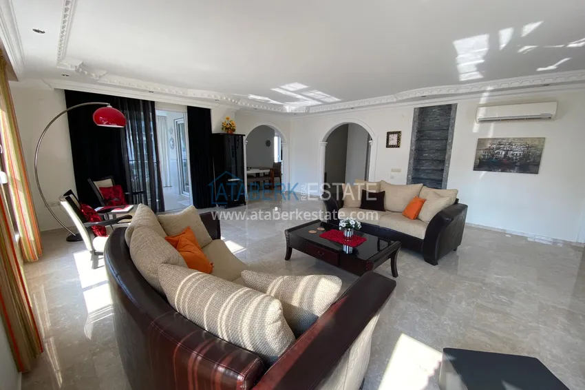 Приобрести Квартира 3+1 меблированная с видом на море и горы в комплексе на первой береговой, Кестель – Алания 4