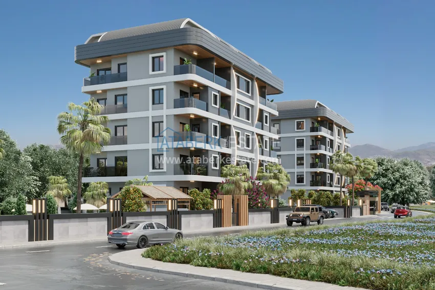 Апартаменты от застройщика на этапе котлована – Газипаша, Алания 4 