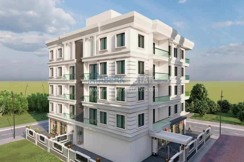 Строящейся проект жилого комплекса городского типа – Алания, район Оба 4 