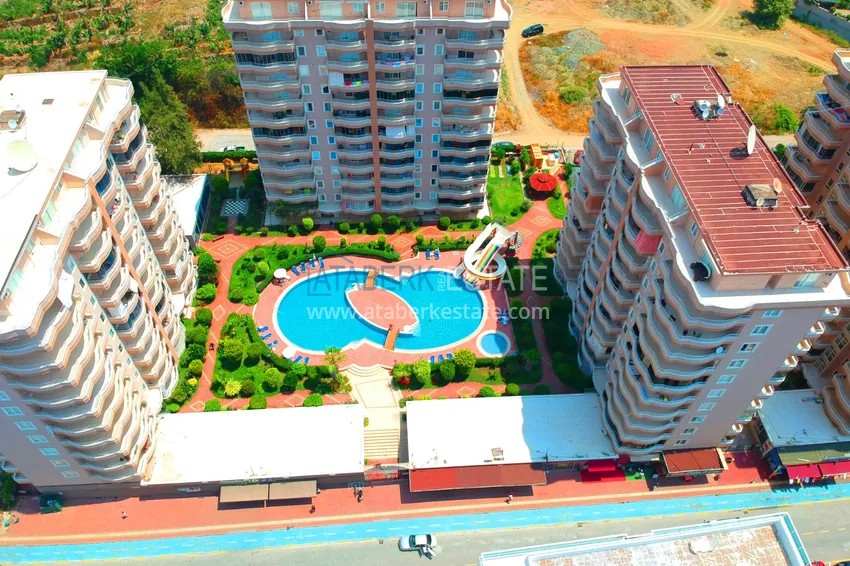 Пентхаус-дуплекс 3+1 в Махмутларе с мебелью, застекленным балконом и видом на море 6 