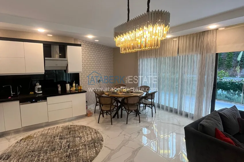 Приобрести Садовый дуплекс 3+1 в комплексе на первой береговой линии, Каргыджак – Алания 4