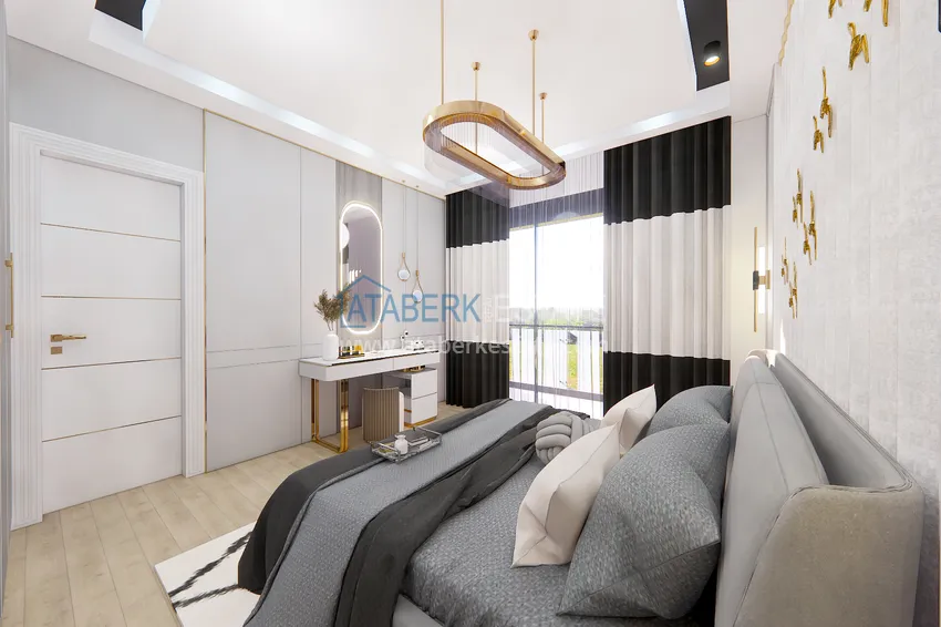 Приобрести Линейные квартиры 3+1 на этапе строительства в городе Газипаша 35 