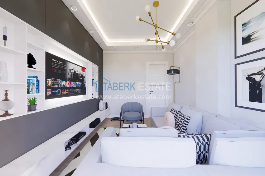 Приобрести Линейные квартиры 3+1 на этапе строительства в городе Газипаша 52 