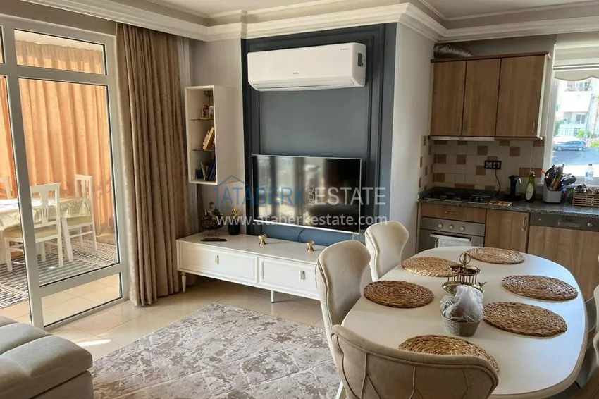 Приобрести Квартира 2+1 с мебелью и застекленными балконами в районе Алании открытом для ВНЖ - Джикджилли 4 