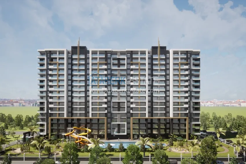 Инновационный жилой комплекс премиум-класса всего в 100 метрах от лазурного моря в Эрдемли. 1 