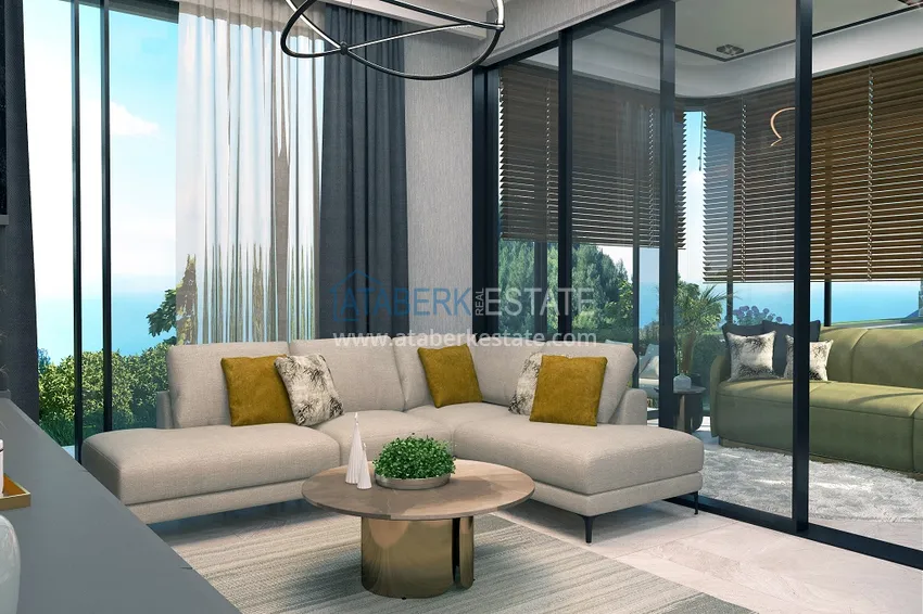 Приобрести Новый проект ультрасовременного жилого комплекса в Алании – район Бекташ 5 