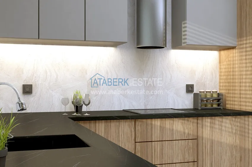 Приобрести Новый проект ультрасовременного жилого комплекса в Алании – район Бекташ 19 