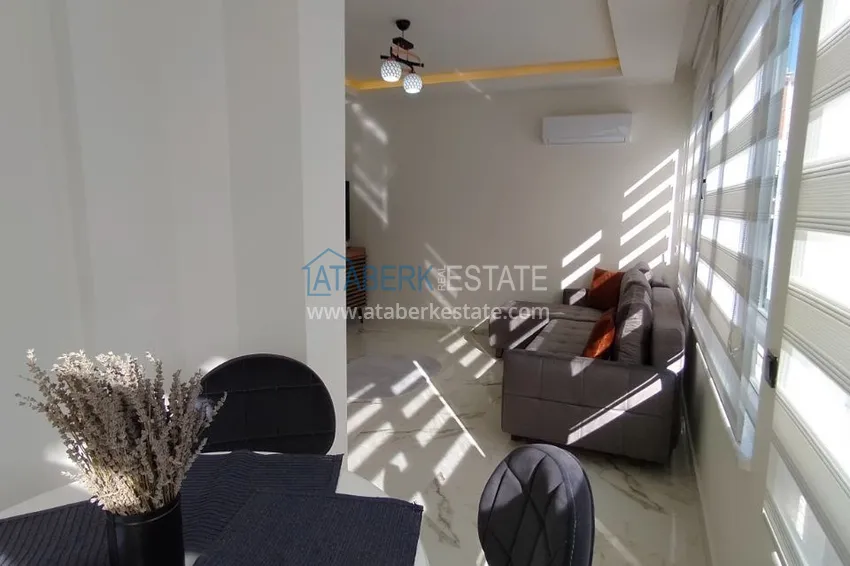 Приобрести Двухкомнатная квартира с мебелью в центре Алании – 700 м от пляжа  5 