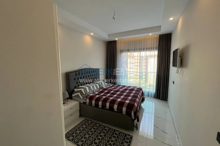 Приобрести Квартира 1+1 меблированная с видом на море и горы в Каргыджак, Алания, 70 кв.м 5 