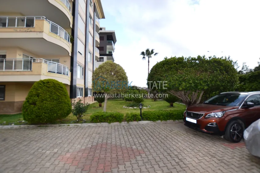 Квартира 3+1 меблированная с видом на море и горы в комплексе на первой береговой, Кестель – Алания 5