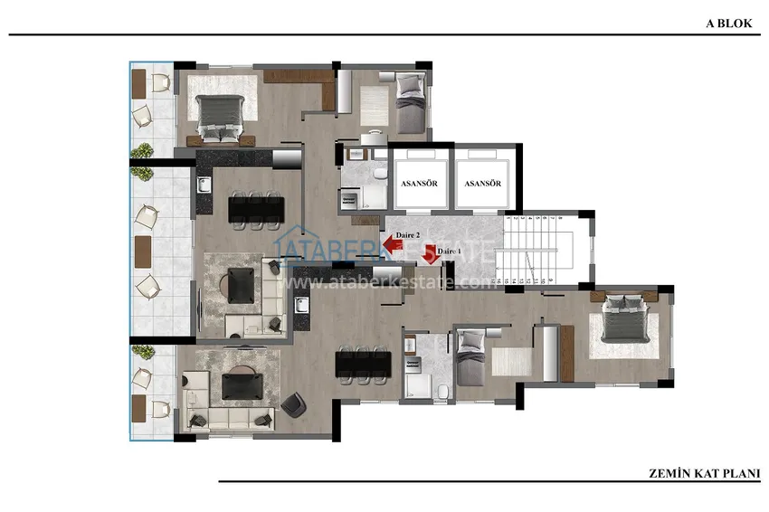 Купить дешево Новый инвестиционный проект жилого комплекса в Газипаше, Пазарджи 9 