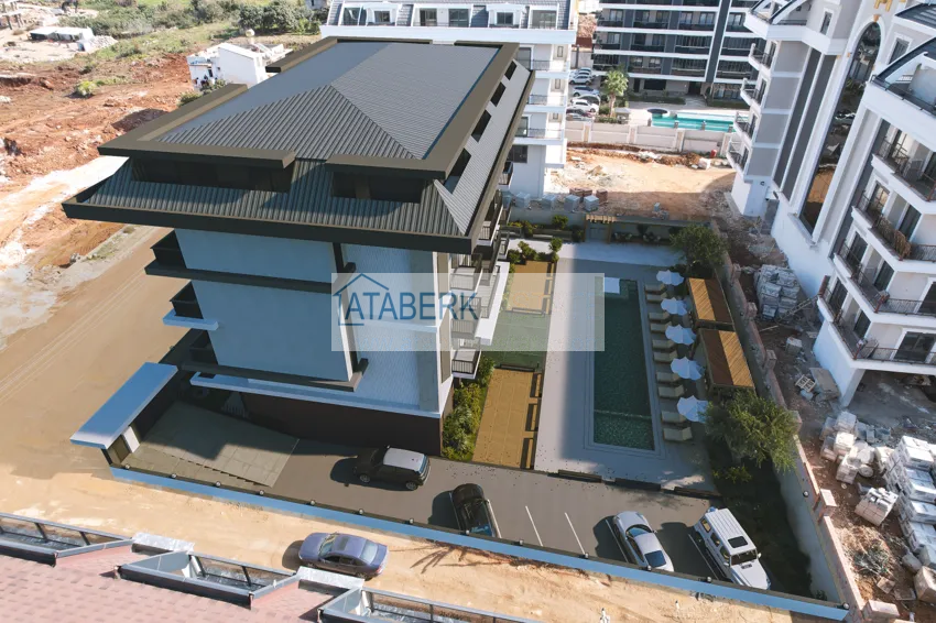 Инвестиционно-привлекательный проект жилого комплекса в Алании, Оба  4 