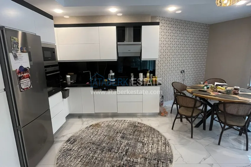 Приобрести Садовый дуплекс 3+1 в комплексе на первой береговой линии, Каргыджак – Алания 5