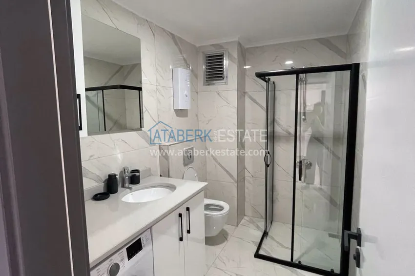 Приобрести Квартира 1+1 с мебелью в современном комплексе, район Каргыджак - Алания  5 