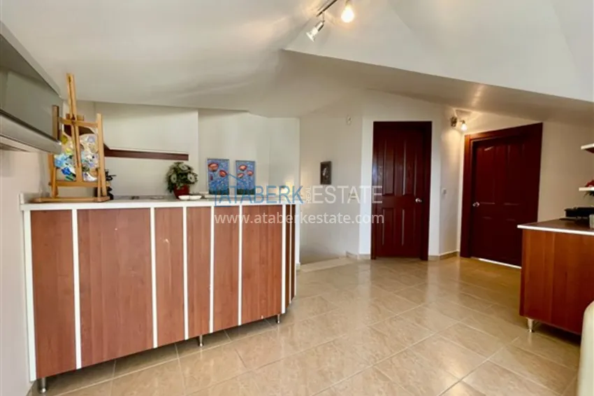 Приобрести Пентхаус-дуплекс 3+2 в Джикджилли с мебелью и видом на море, Джикджилли – Алания 5 