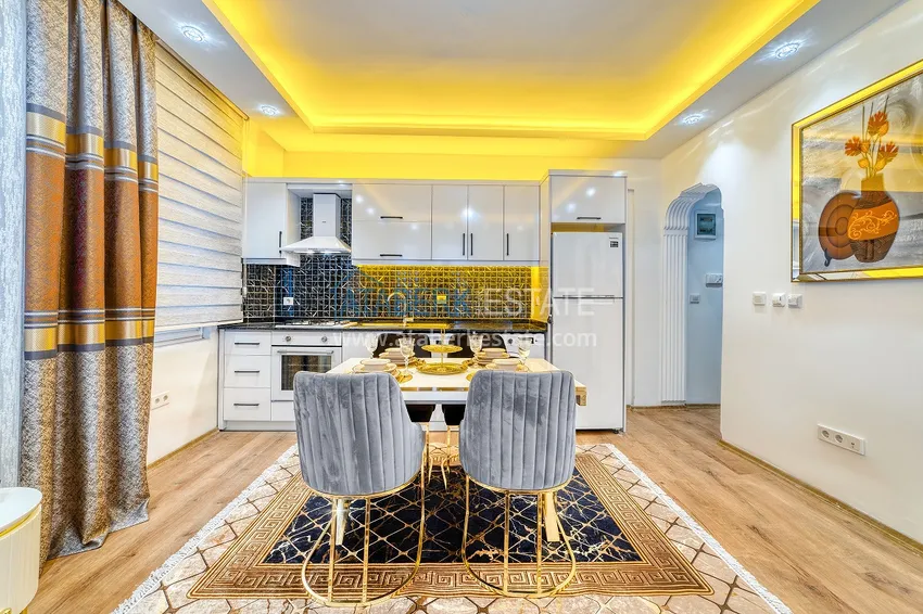 Приобрести Стильная городская квартира с авторским дизайном в 50 метрах от пляжа Кейкубат - центр Алании  5 