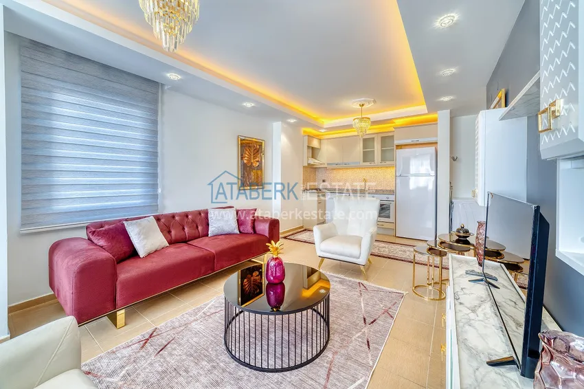 Приобрести Квартира с дизайнерским интерьером в 200 метрах от моря в районе Алании открытом для ВНЖ - Демирташ 6 