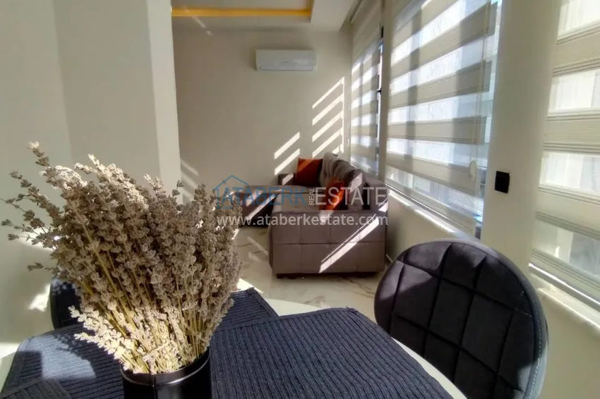 Приобрести Двухкомнатная квартира с мебелью в центре Алании – 700 м от пляжа  6 