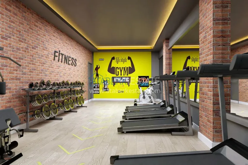 Апартаменты в строящемся комплексе на этапе котлована в районе Паяллар, Алания 17 