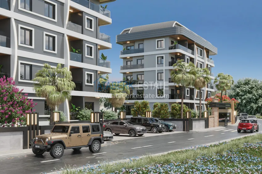 Апартаменты от застройщика на этапе котлована – Газипаша, Алания 6 