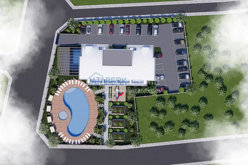 Строящийся жилой комплекс премиального класса в Алании, район Паяллар 4 