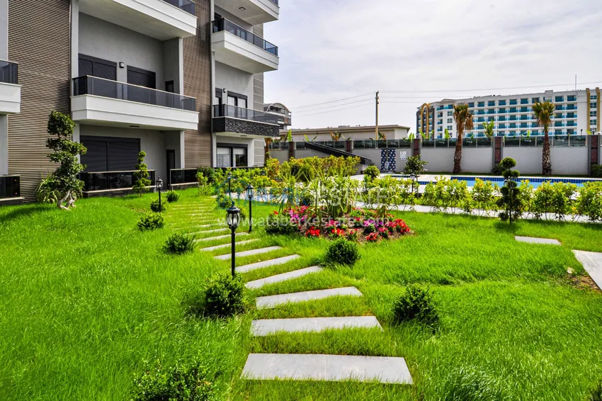 Квартира 1+1 с мебелью в современном комплексе, район Каргыджак - Алания  8 