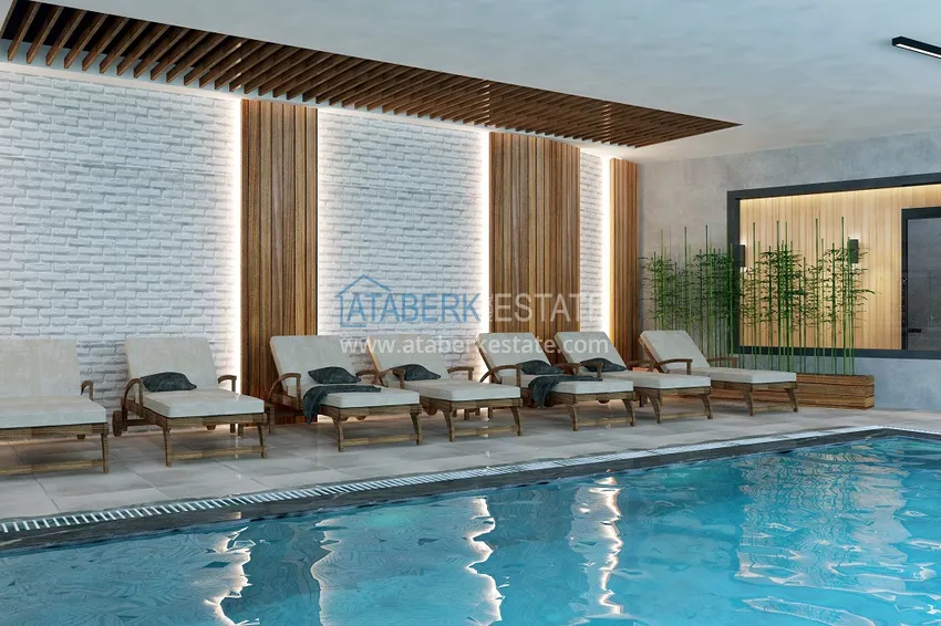 Новый проект ультрасовременного жилого комплекса в Алании – район Бекташ 53 