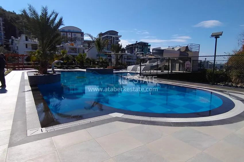 Квартира 2+1 с качественной чистовой отделкой и открытым видом на море в эксклюзивном комплексе – Алания, Каргыджак 9