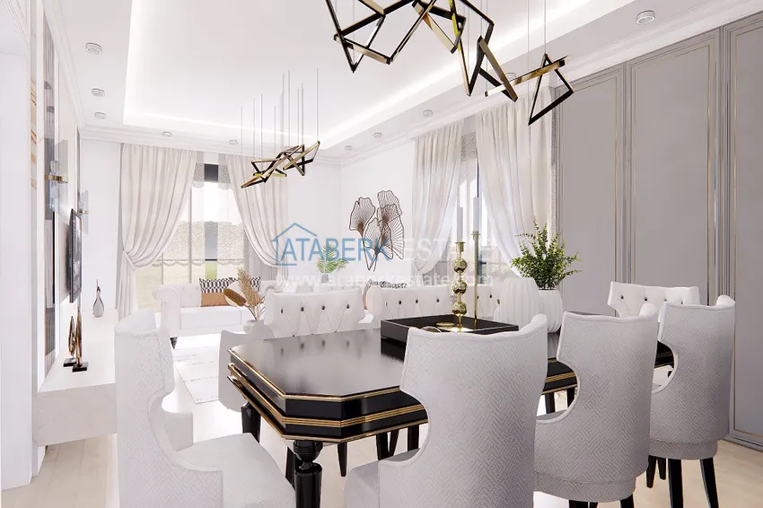 Приобрести Линейные квартиры 3+1 на этапе строительства в городе Газипаша 12 